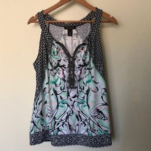 WHBM Sequin embellished tank